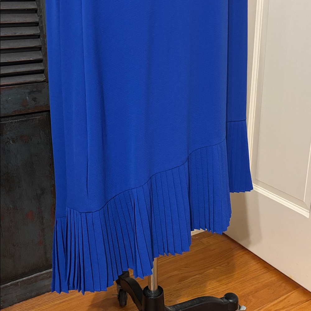 KENSIE💙EUC PLEATED FAUX HALTER COCKTAIL DRESS - Picture 8 of 15